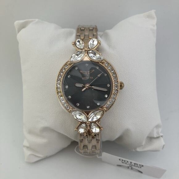 Invicta Wildflower Women\'s Watch - 30mm, Rose Gold (69100) Black Dial-NEW IN BOX main image 14